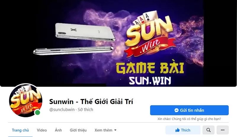 Khuyến mãi Sunwin - Giftcode vô vàn trên Fanpage chính chủ